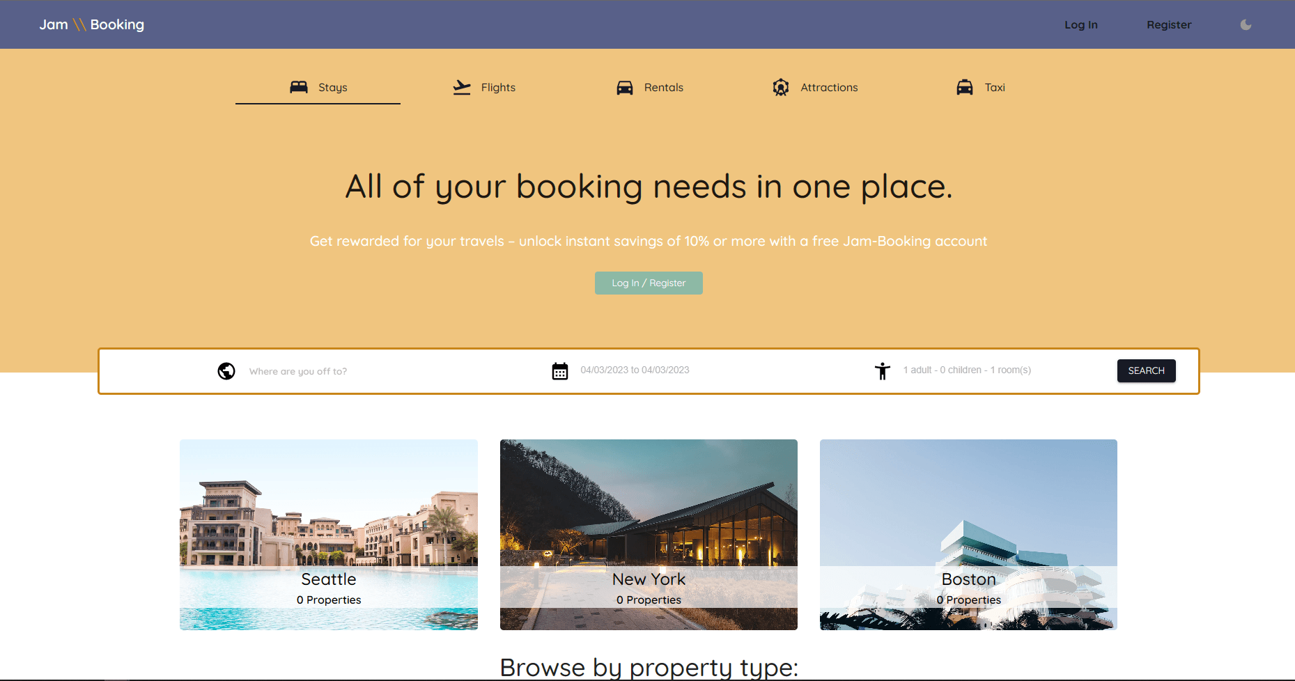 Hotel Booking Site